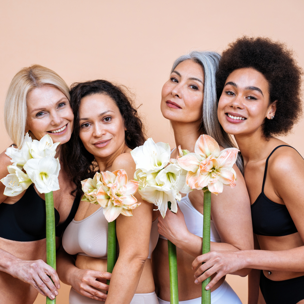 women working out in their 20's, 30's and 40's age